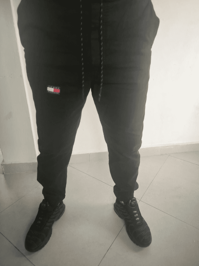 Cargo homme noir 